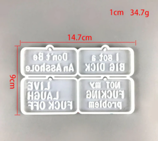 Fuck OFF Keychain Mold