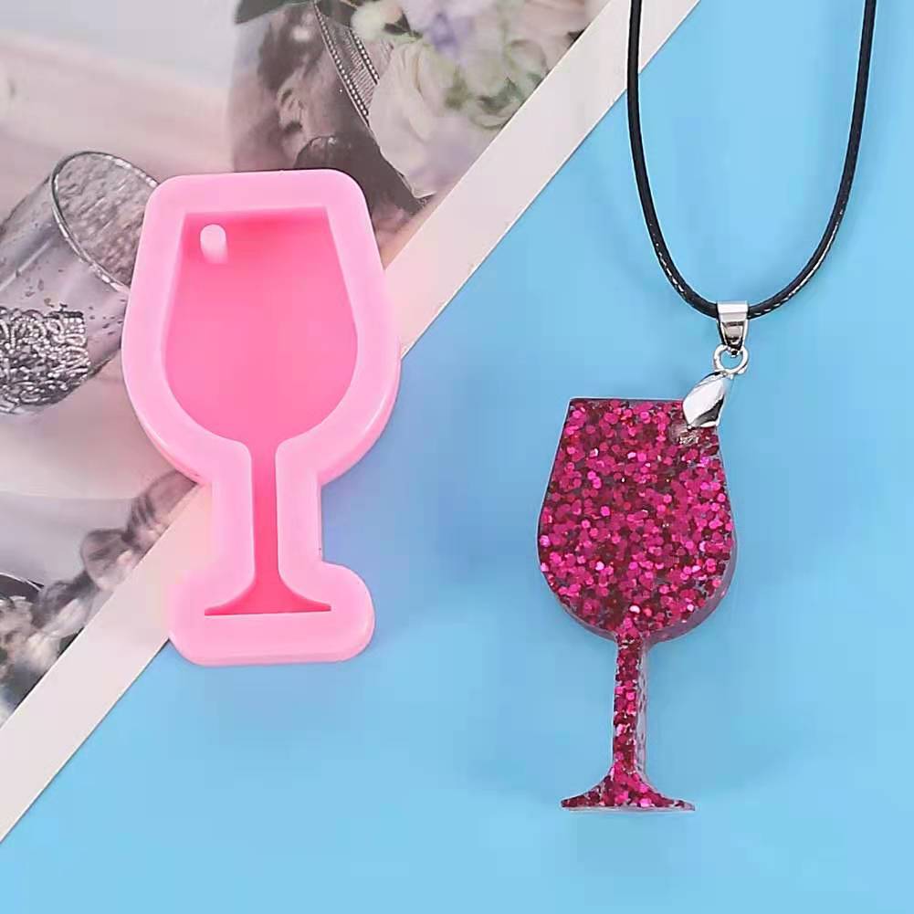 Wine Glass Keychain Molds